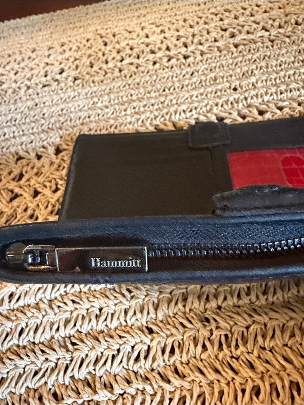 Hammitt Black Leather Snap-Stud Long Wallet - Picture 5 of 6